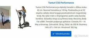 Eliptický trenažér Tunturi C50