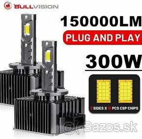 LED - D1S D2S D3S BULLVISION najsilnejšie na trhu 150000K - 1