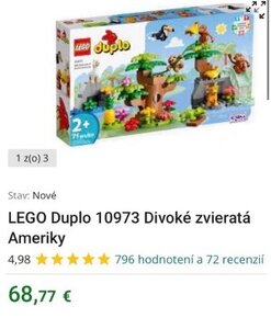 Lego duplo-  divoké zvieratá