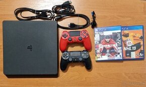 Playstation 4 slim +2x ovládače