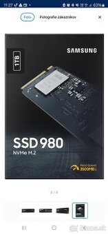 Samsung 980 SSD M.2 PCIe 1TB