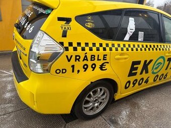 Taxi prenájom áut LPG