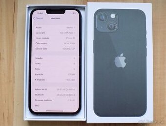 IPhone 13 128GB Černý (NOVÝ)