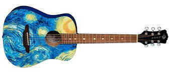 Luna Guitars Safari Starry Night