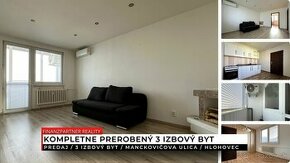 3 izbový prerobený byt s loggiou, Manckovičova, Hlohovec - 1