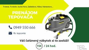 Požičiam/ Prenájom tepovača profesionálneho tepovača Karcher