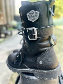 BROGER MOTO - Ohio Black Motorcycle Boots - 1