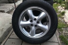 Hliníkové disky Subaru + zimné pneumatiky Nokian 16"