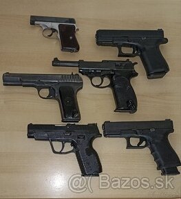 Glock, Tokarev, ČZ, Walter rozpredám