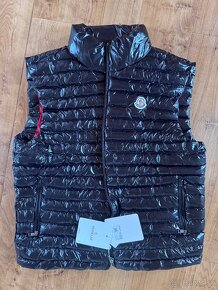 Moncler vesta - shiny black