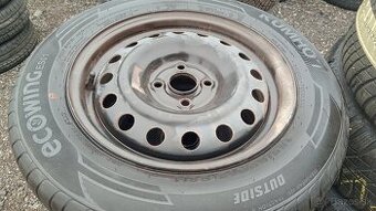 sada diskov KIA 15x5,5J 4x100 s pneu kumho 185/65 R15 letné