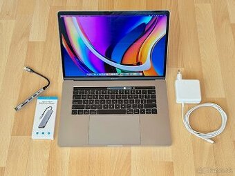 MacBook Pro 15" (2018) i7-2.6GHz,6j/16GB/512GB, TOP STAV