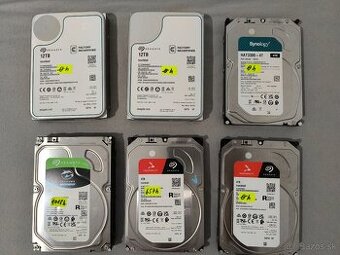 Predám HDD 4TB, 12TB