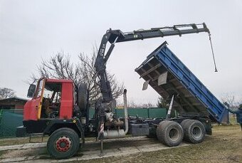 tatra  815 6x6 , sklápač,  s hydraulick, rukou  HIAB 215