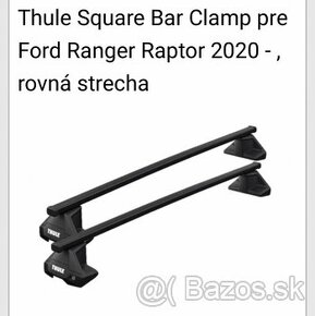 Strešný nosič Thule square bar clamp pre Ford Ranger - 1