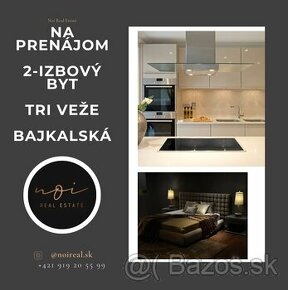 Prenajom luxusny 2-izbovy byt TRI VEZE