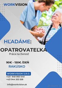 Opatrovateľka seniorov -Rakusko