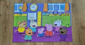 Veľké puzzle Peppa pig