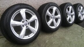 orig el 5x112 r18 Audi + zimné 225/55 r18 XL Hankook