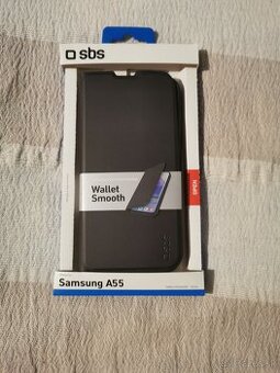 Obal Knižkový SBS kvalitný na Samsung A55 čierny