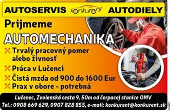 Hľadáme automechanika Lučenec