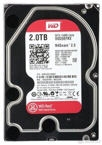 WD Red 2TB HDD 3,5" SATA / 64MB cache