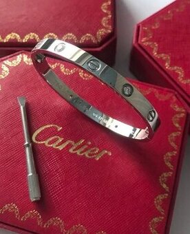 Cartier Love s kamienkami široký 19 veľkosť