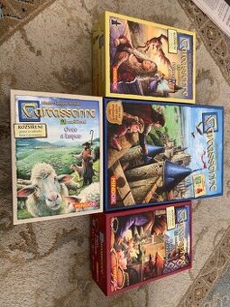 Carcassonne zaklad + 3x rozsirenie