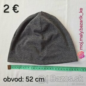 ČIAPKA tenšia (obvod 52 cm) - 1