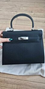 Nová luxusná kabelka Hermes Kelly 28 BLACK