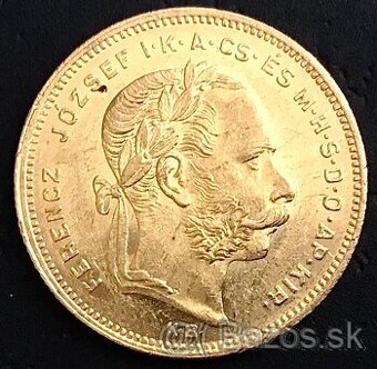 8 Zlatník/20 Frank 1878 KB FJI