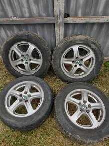 4ks alu disky orig. Škoda 5x100 R15 - 1