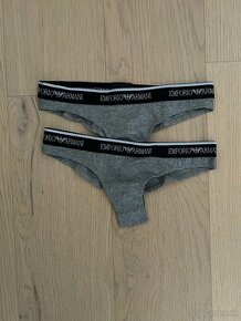 Emporio Armani 2 pack nohavičiek brasilian briefs - 1