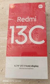 Predám nový, nerozbalený mobilný telefón Xiaomi redmi 13C - 1