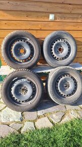 Zimne pneu 215/55 R16 a pl.disky 6.5Jx16 ET50