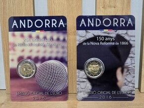 Andorra 2€ euro bu karty v super cene 19.50€