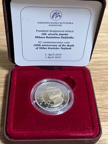 2€ PROOF M.R.Štefánik 2019