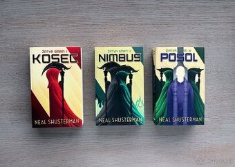 nové knihy Žatva smrti 1-3, Neal Shusterman