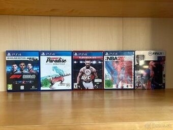 Predám hry na PS4 FIFA, NHL, UFC, COD, GOT, Uncharted