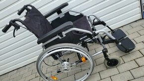 invalidny vozík 45cm pridavne brzdy pre asistenta parle pas - 1