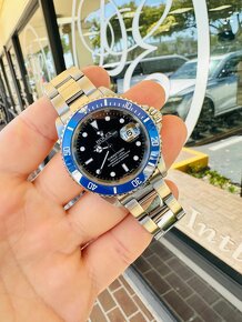 Rolex Submariner Modrá / Zelená