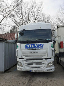 DAF XF Euro 6 poškodený motor