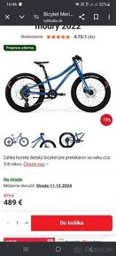 Horský detský/junior bicykel aj s príslušenstvom