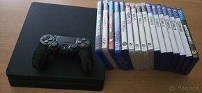 Playstation PS4 slim + hry