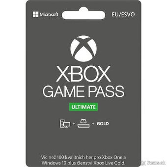 predam Microsoft Xbox Game Pass Ultimate členstvo 1 mesiac