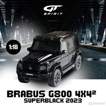 1:18 Mercedes-Benz Brabus G800 - Superblack - GT-Spirit