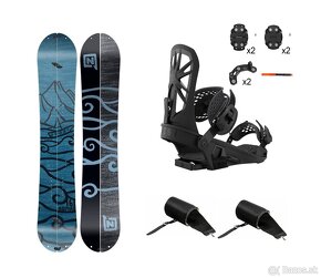 Nový NITRO splitboard celý komplet