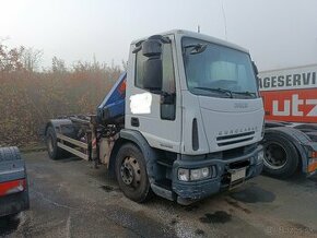 Iveco ML120E22 Nosič kontejnerů + ruka 2008 poškozený motor - 1