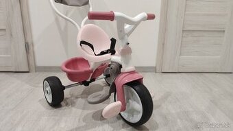 Trojkolka s opierkou Be Move Comfort Tricycle Pink Smoby