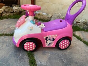 Odrážadlo Minnie Mouse ružovo-fialové